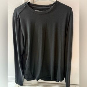 MINISTRY OF SUPPLY Composite Merino Long Sleeve Charcoal Heather M